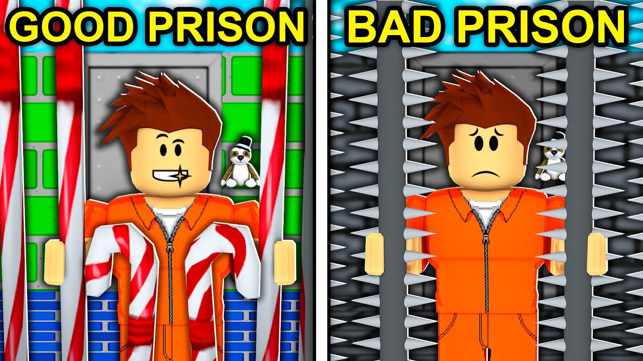 GOOD PRISON 😇 Vs BAD PRISON 😈 In Roblox Brookhaven..