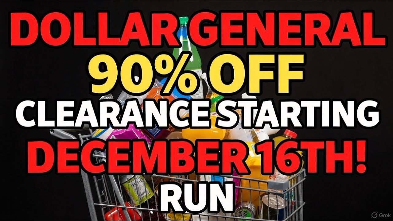 Распродажа в Dollar General со скидкой 90% 16 декабря! 😱 Всё, что нужно знать перед покупкой