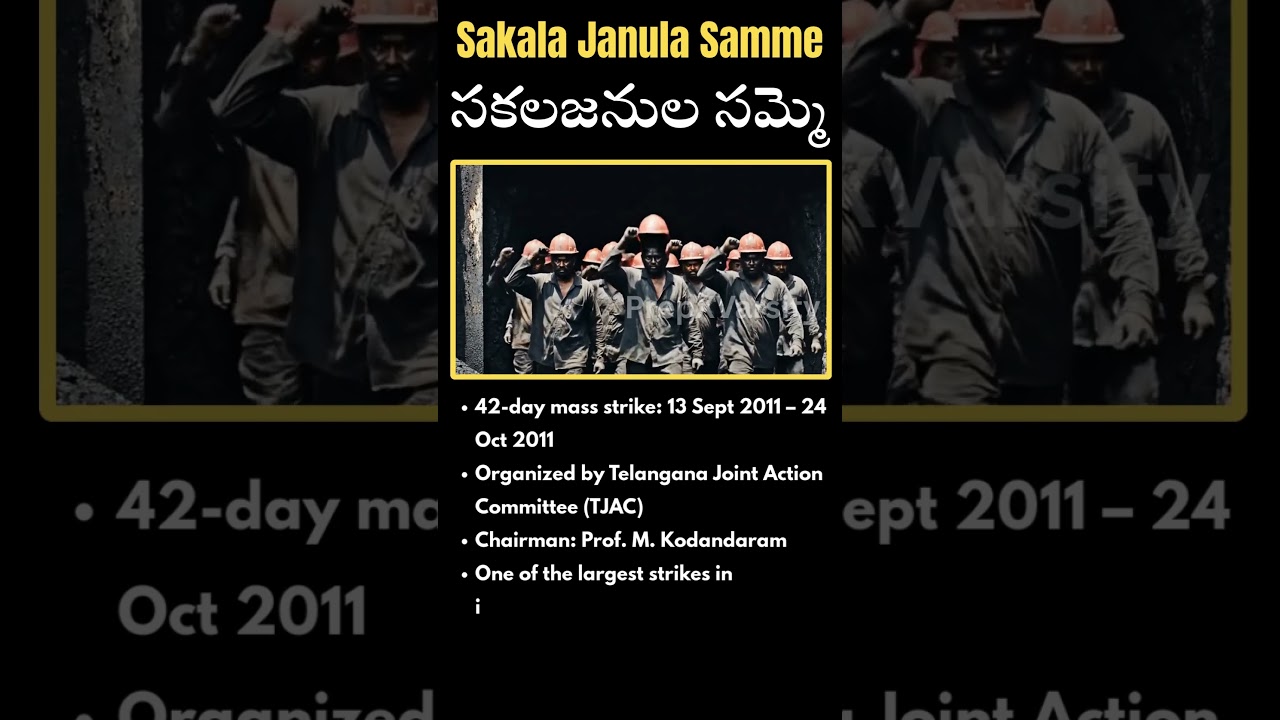 Sakala Janula Samme: The People&rsquo;s Revolution That Changed Telangana Forever