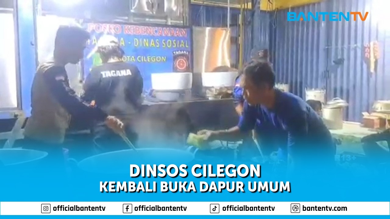 DINSOS CILEGON KEMBALI BUKA DAPUR UMUM