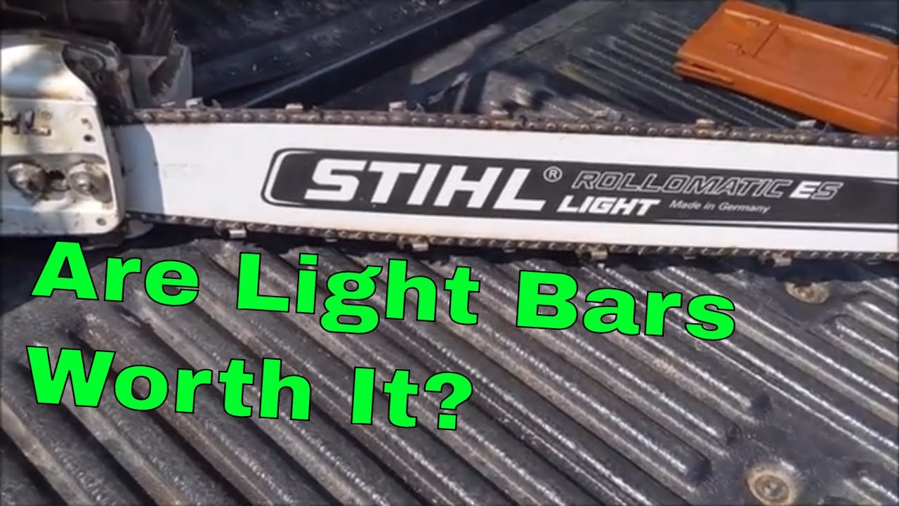 Стоит ли покупать лёгкие шины для бензопилы? Stihl 362