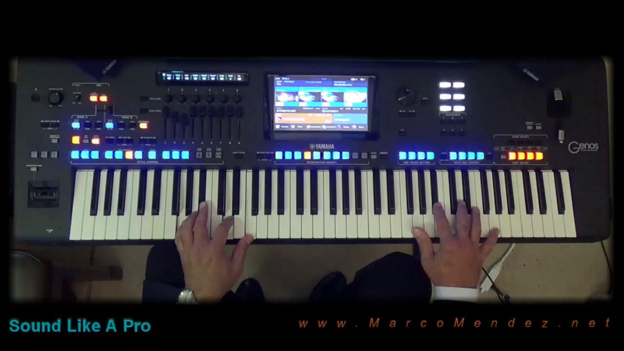 Till (Cover) By Marco Mendez on the Yamaha Genos