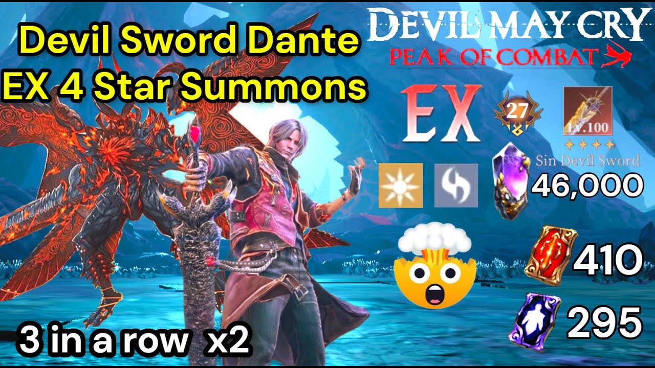 Devil Sword Dante - All Maxed Out Summons + Boss Fights