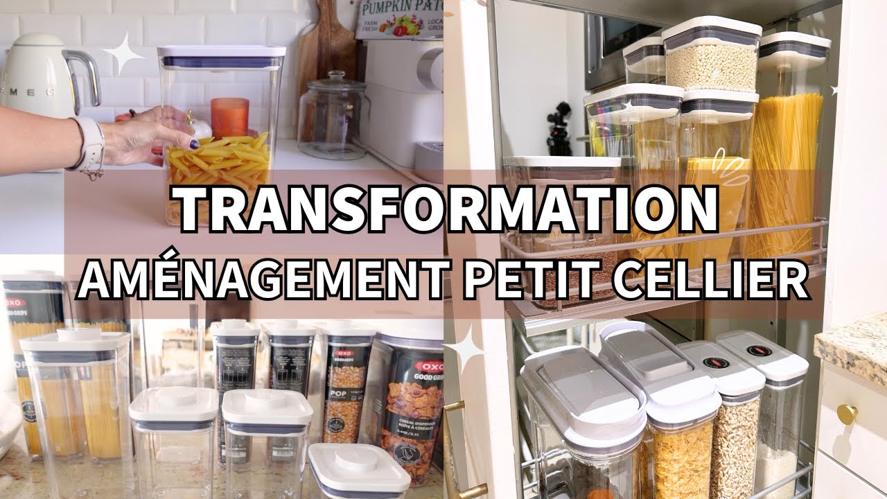 AMÉNAGEMENT|  PETIT GARDE MANGER Organisation cellier • Rangement • Super pratique 🙌