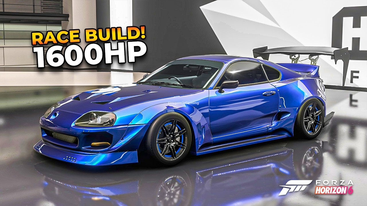 Forza Horizon 6 Car Customization - 1600+HP 2JZ Toyota Supra