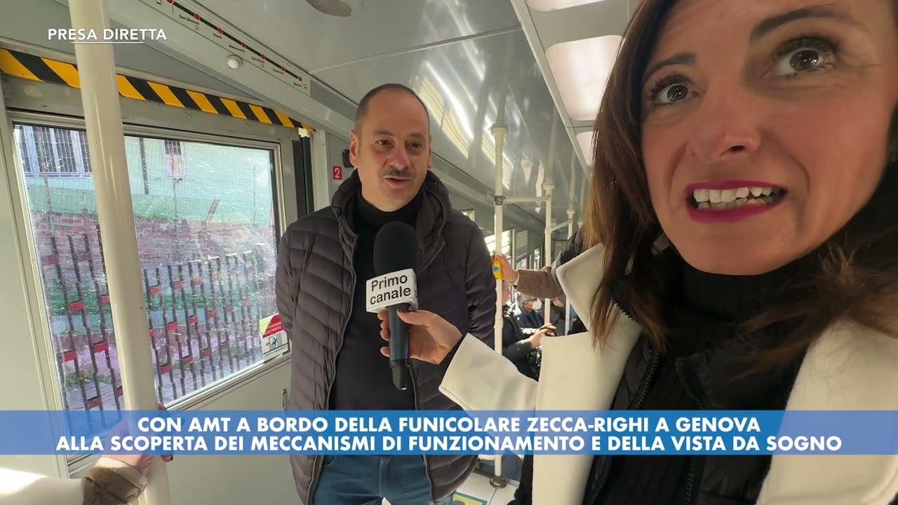 Presa Diretta -  CON AMT A BORDO DELLA FUNICOLARE ZECCA-RIGHI A GENOVA