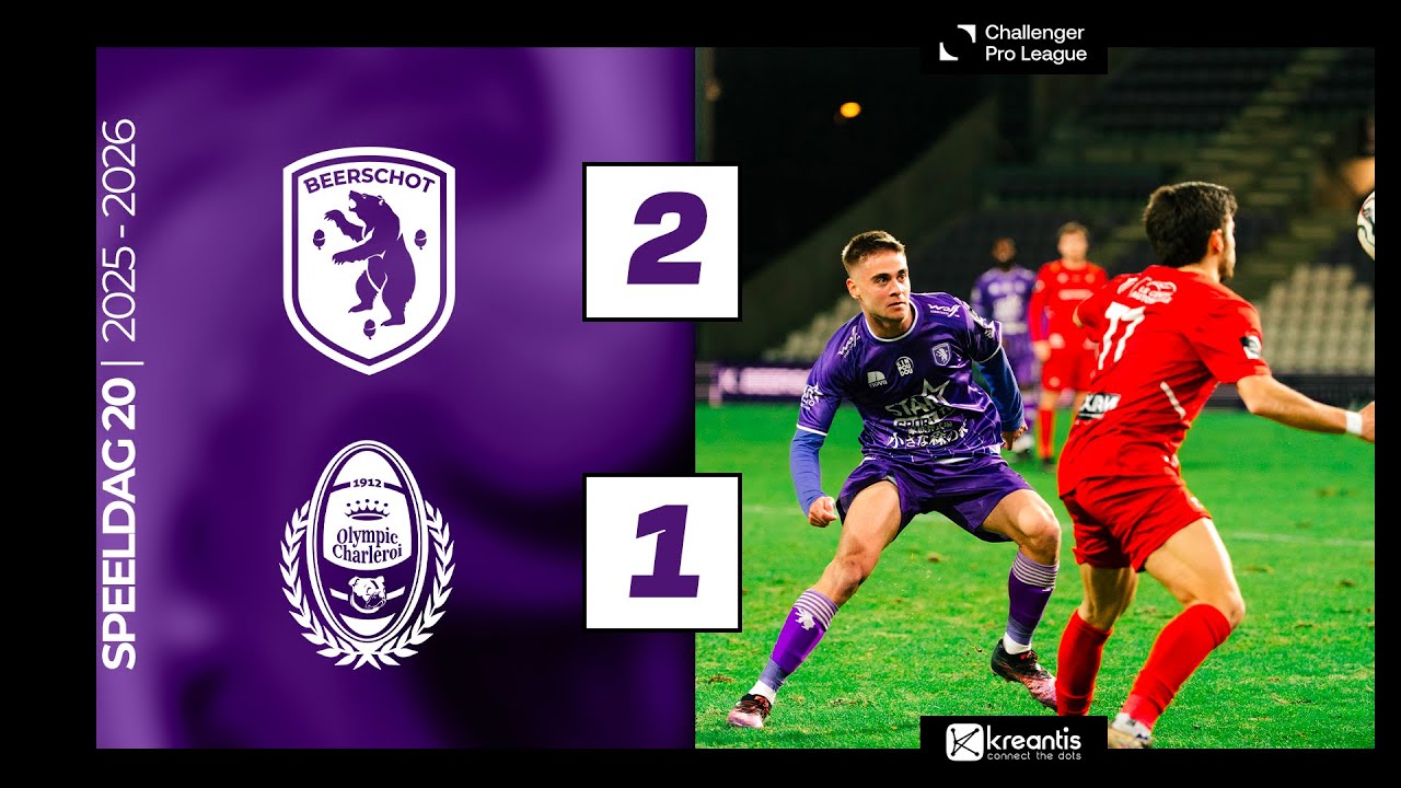 HIGHLIGHTS | K. BEERSCHOT V.A. - OLYMPIC CHARLEROI 2-1 (18/01/2026)