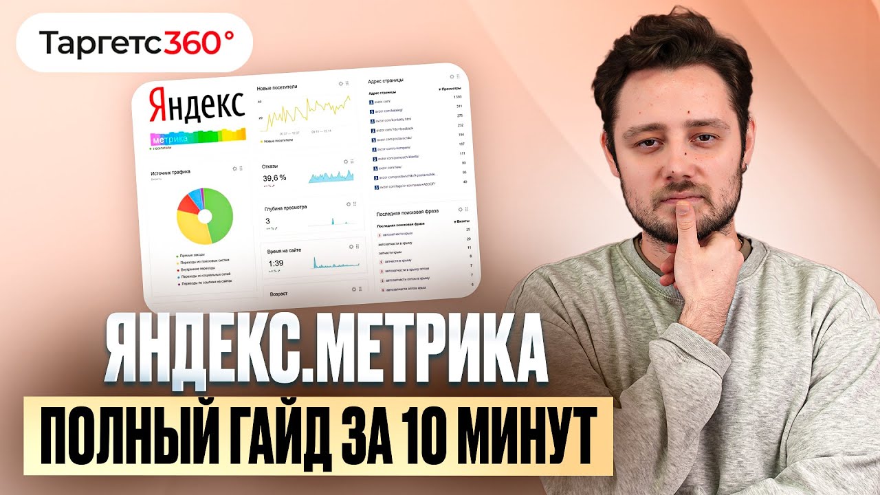 Яндекс Метрика: подробный гайд за 10 минут