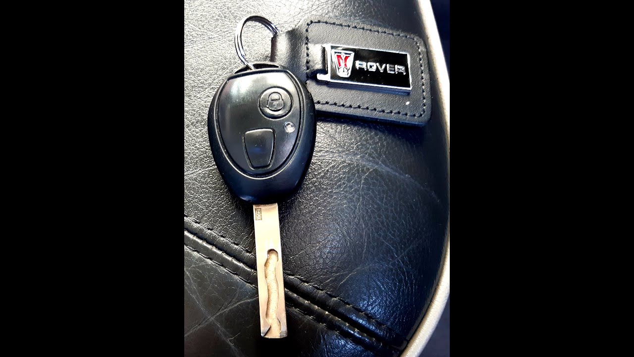 replacing the batteries on a rover 75 key fob CR2032