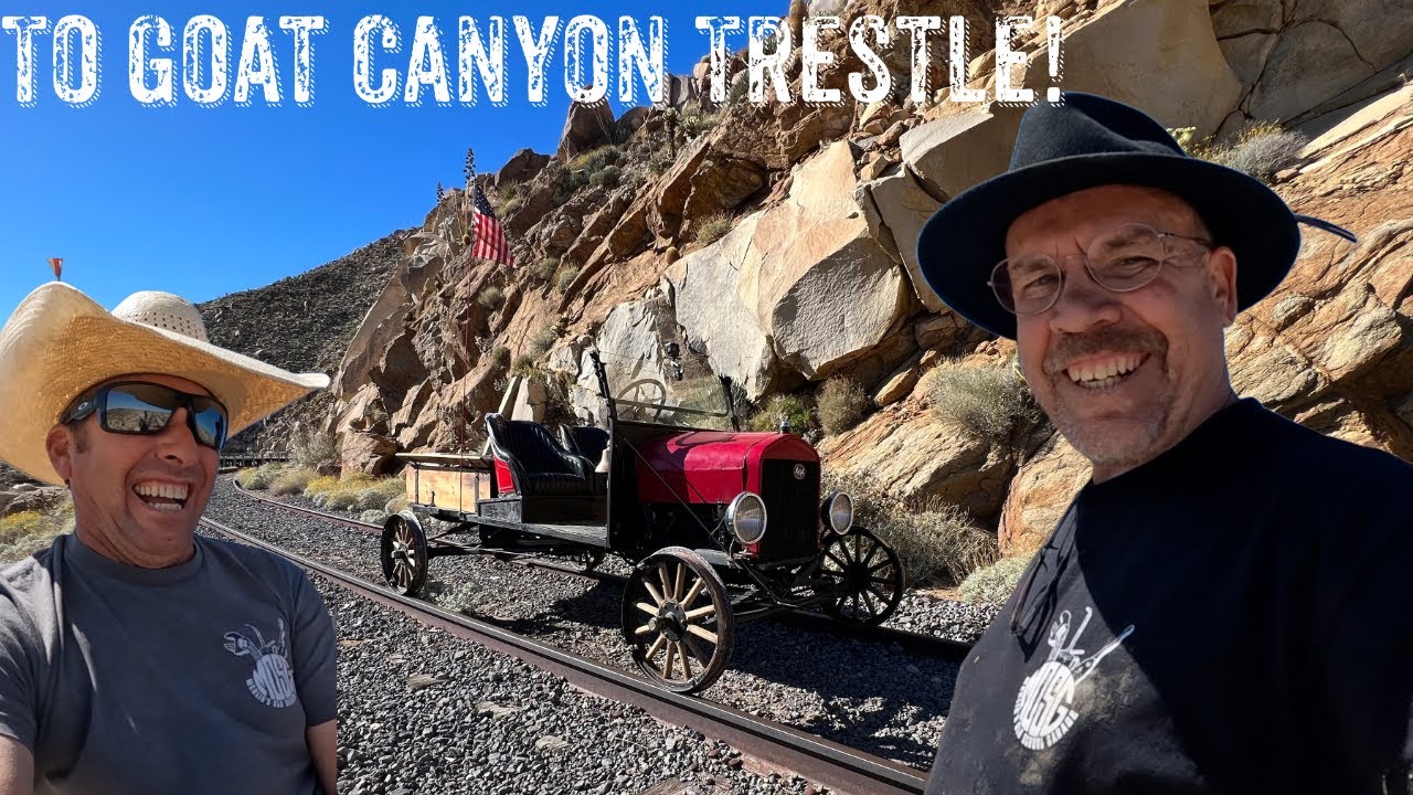 Can We Make This Model T Railcar Drive on an Abandoned 100 Year Old Rail Road with Tunnel Trestle