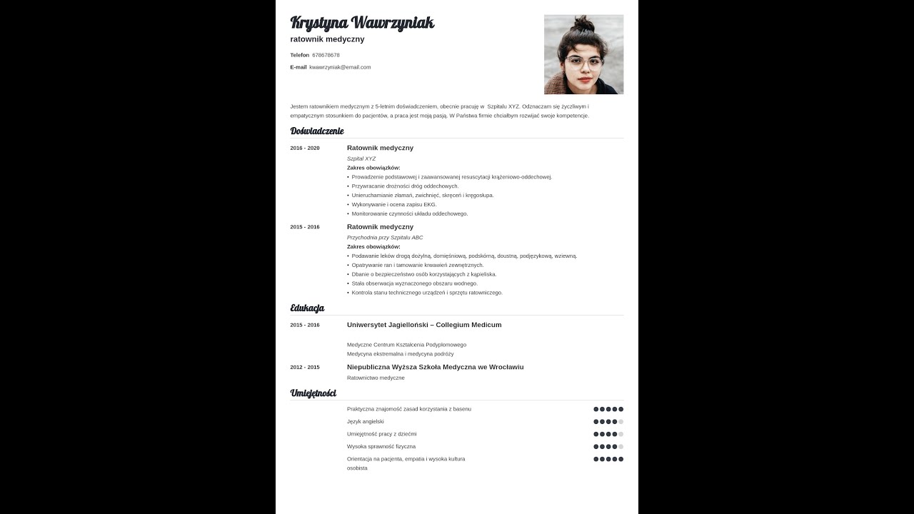 jak edytować cv za darmo