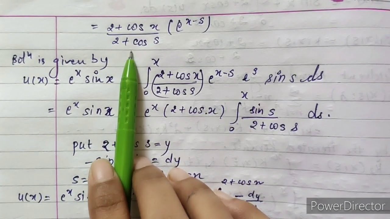 Resolvent kernel with examples ||COV || lecture 4