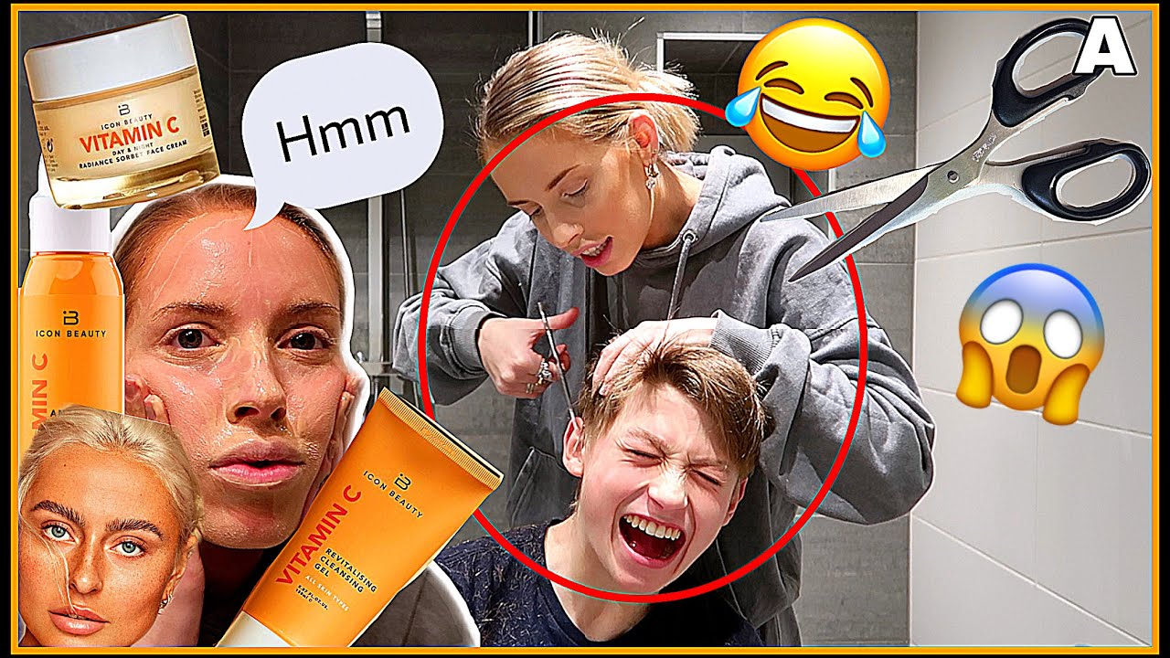 Klipper Håret Til BROREN MIN + Tester Amalie Olsen SkinCare *HELT ÆRLIG*
