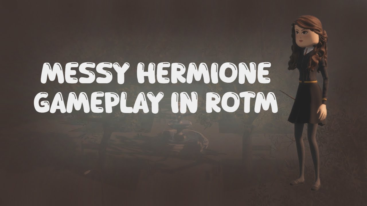 MESSY HERMIONE GRANGER GAMEPLAY IN ROTM | ROBLOX |