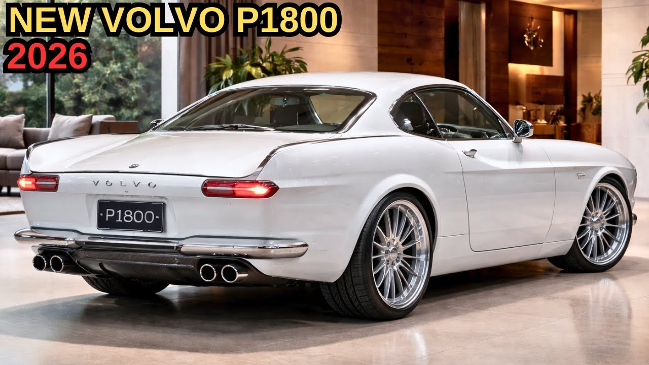 Volvo P1800 2026 года возвращается – самый красивый автомобиль Volvo за всю историю…