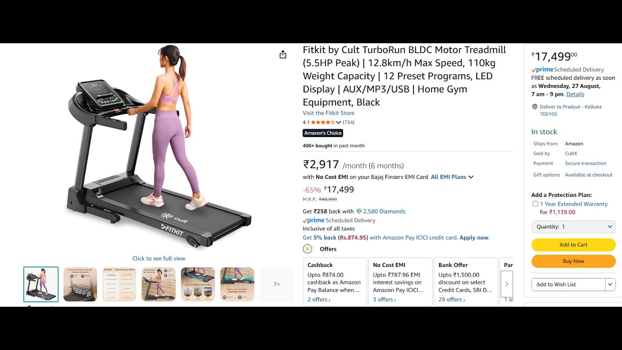 Fitkit Cult TurboRun 5.5 HP Treadmill Unboxing, Installation & Honest Review