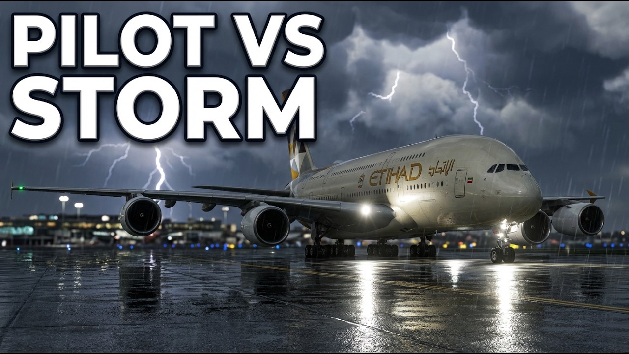 Piloto Enfrenta Tormenta Severa en MSFS2024! 🌪️- 221
