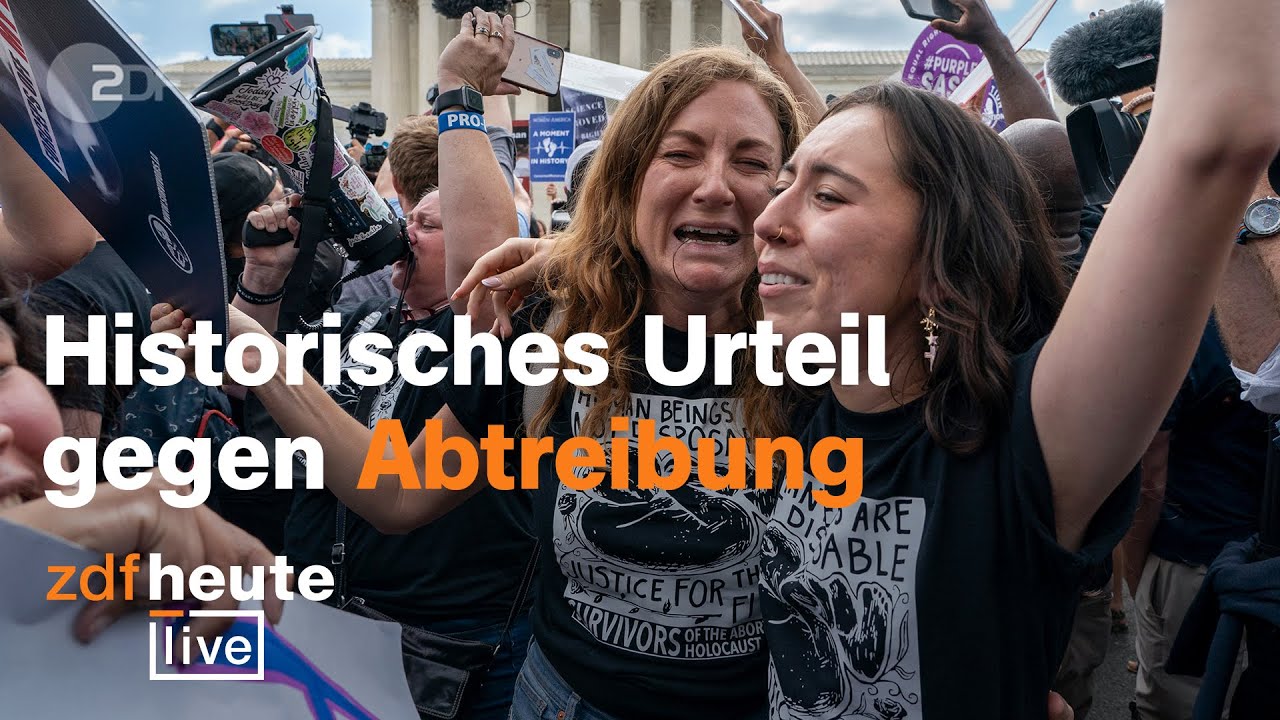 Supreme Court kippt Recht auf Abtreibung - was das Urteil bedeutet  | ZDFheute live