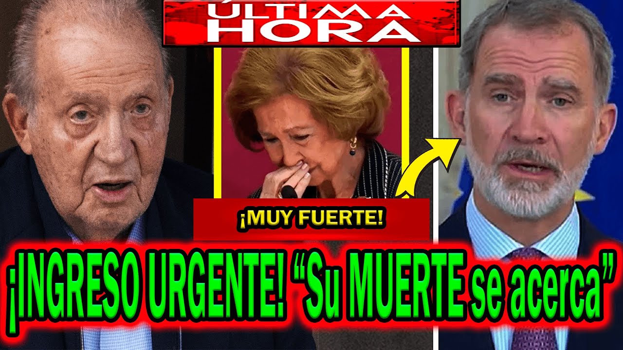 🔴¡INGRESO URGENTE! DE JUAN CARLOS I 