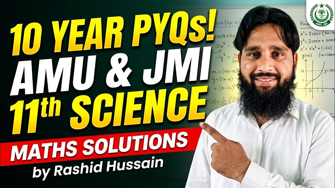 “Polynomials 🔥 Last 10 Years Questions | AMU + JMI Entrance 2026”