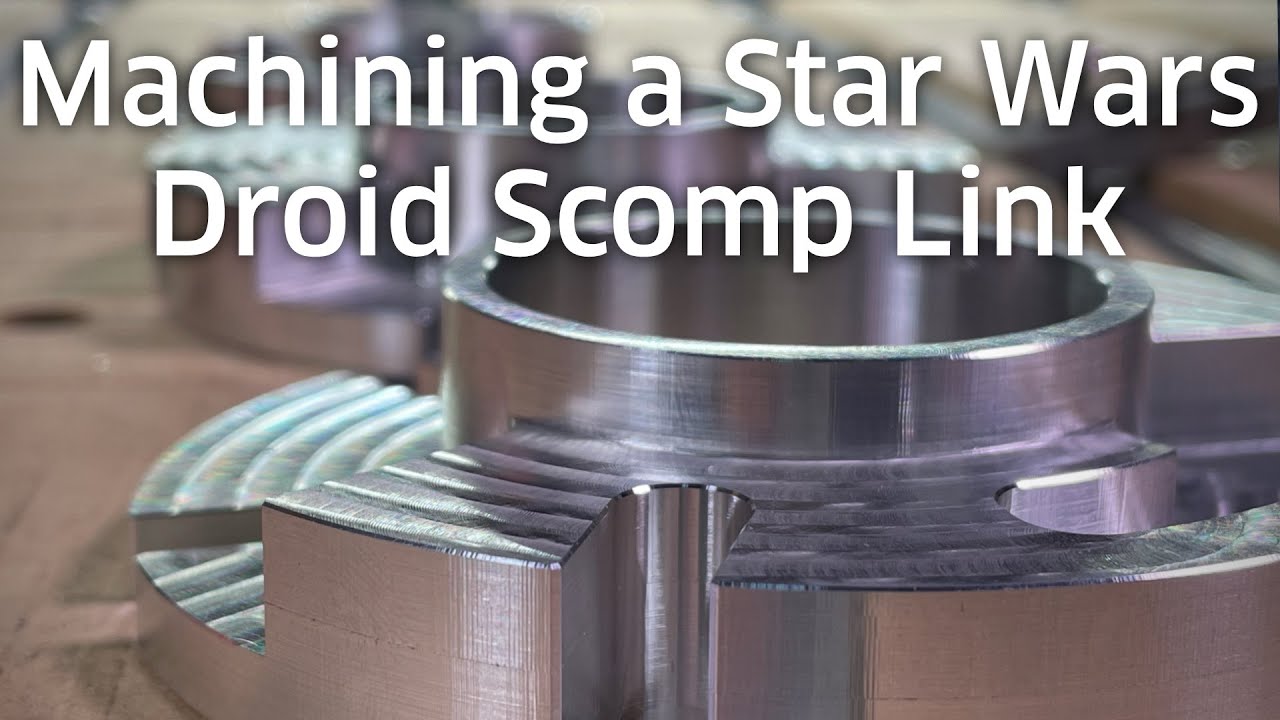 Machining Billet Aluminum Star Wars Droid Parts feat. @bytesizedengineering