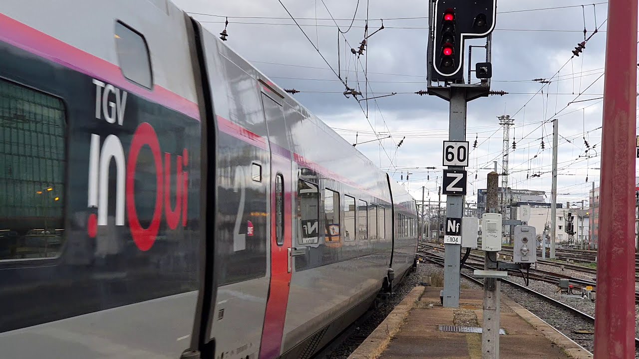 🇫🇷 UltraHD 4K TGV Reseau 4526 + TGV Reseau 4514 as TGV inOui 5401 Paris CDG 2 - Strasbourg