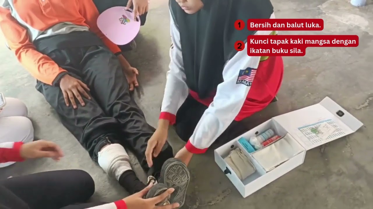 BSSM (Bantu Mula) - Kecederaan patah antara lutut dan pergelangan kaki