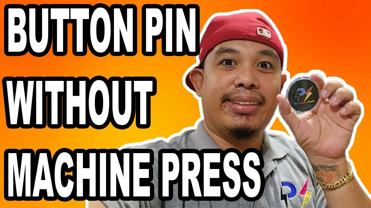 BUTTON PIN WITHOUT PRESS MACHINE | MOTHERS DAY IDEA | The Printing Shock | Marlon Ubaldo
