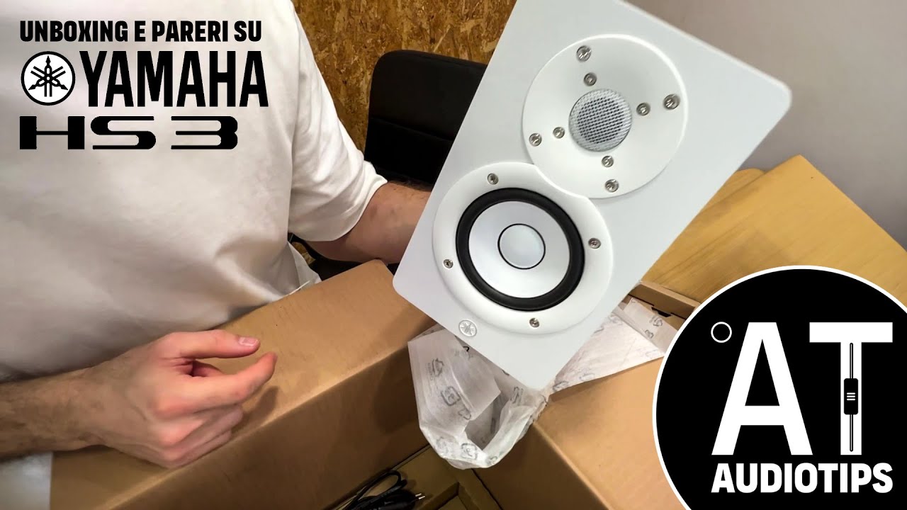 Yamaha HS3: le casse “piccole” adatte in home studio (unboxing e prime impressioni)