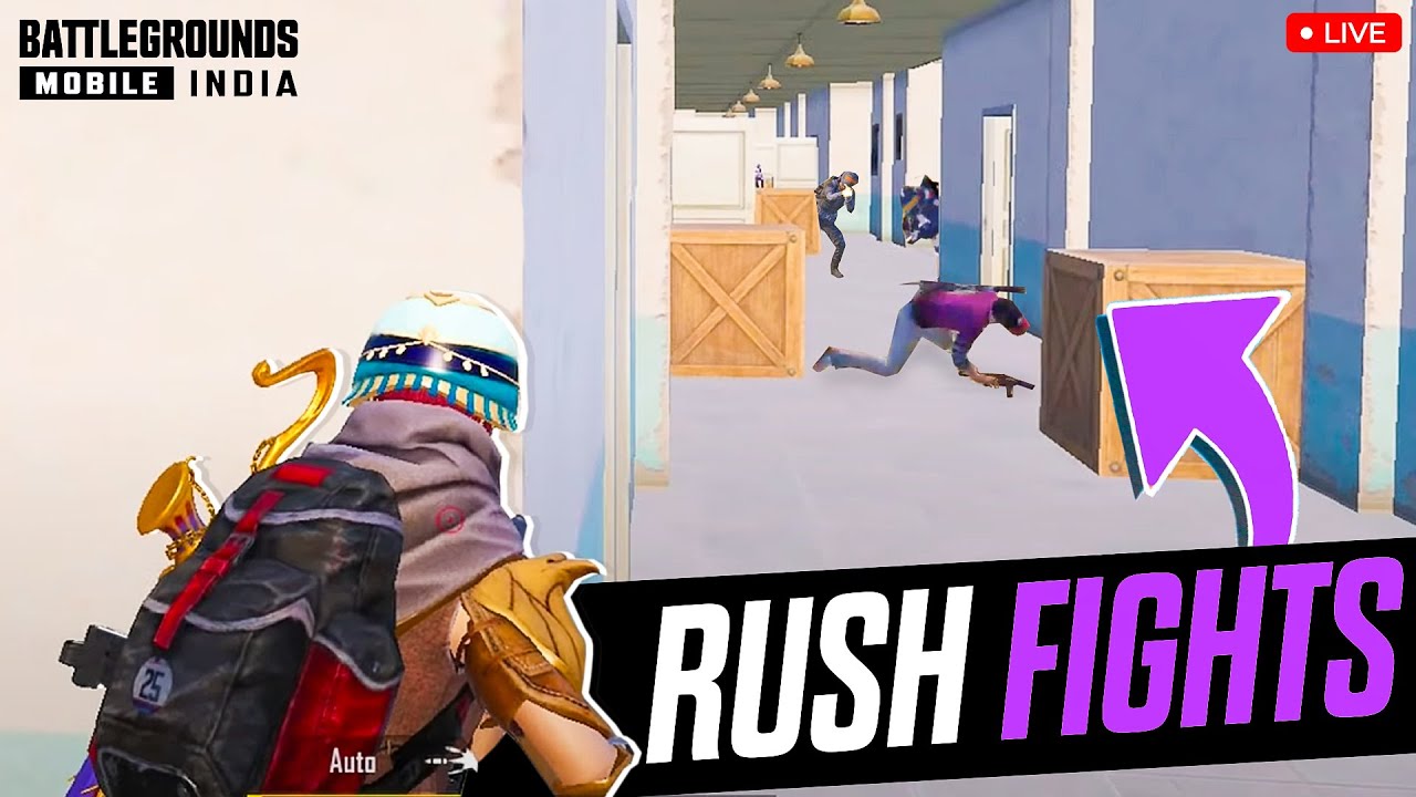 FULL RUSH FIGHTS IN BGMI | POTATO