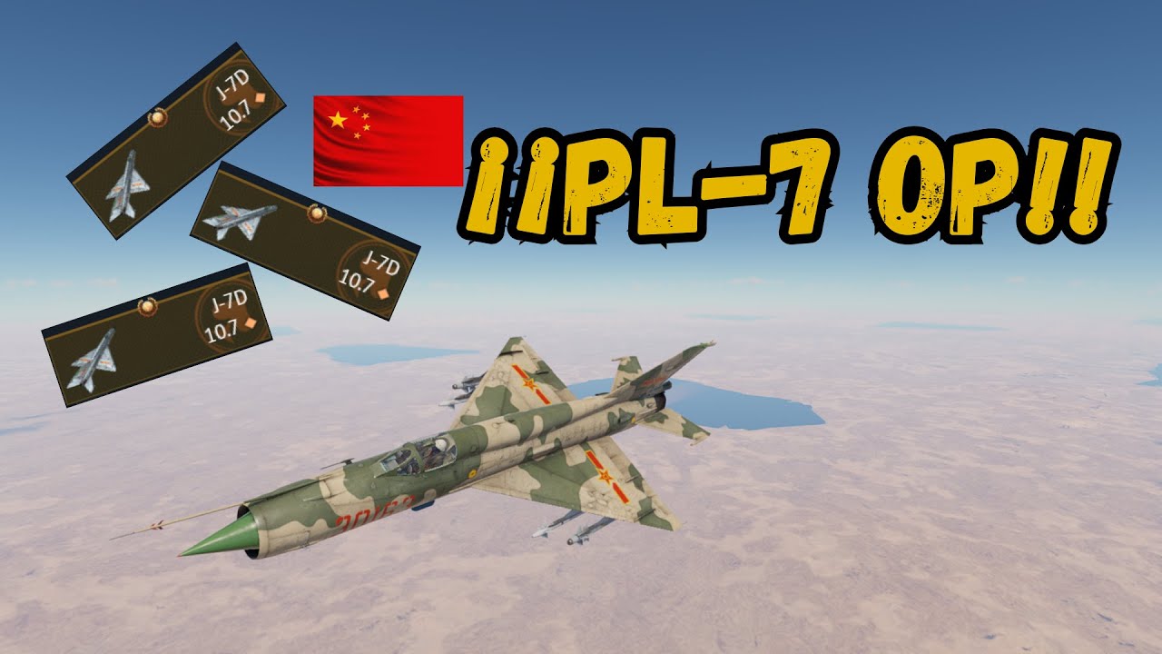 J-7D Cómo ser IMPARABLE con el J-7D War Thunder | PL-5B vs PL-7