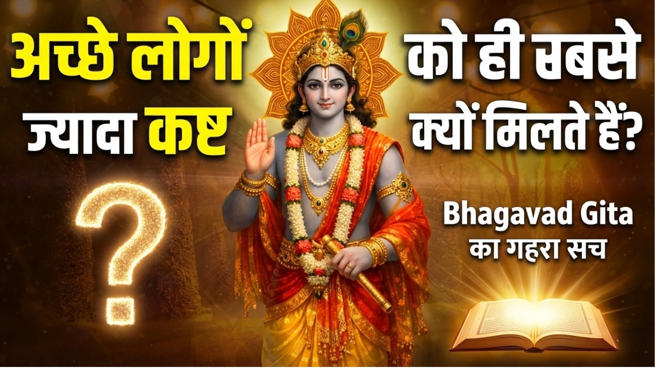 अच्छे लोगों को ही Life में सबसे ज़्यादा कष्ट क्यों मिलते हैं? | Gita का गहरा सच