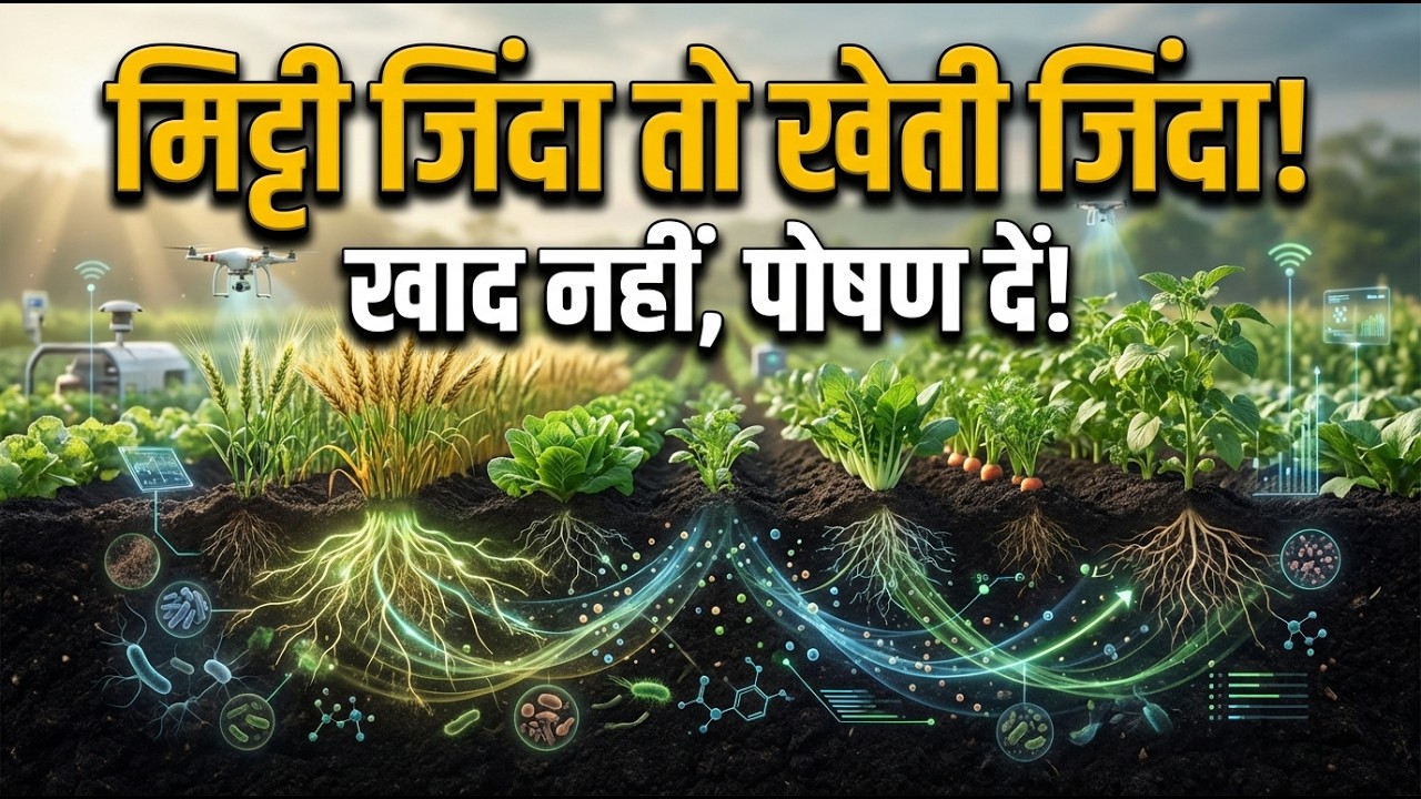 मिट्टी जिंदा तो खेती जिंदा! जानिए कैसे खराब होती जमीन को फिर से बनाएं उपजाऊ, NPK का सही संतुलन ।