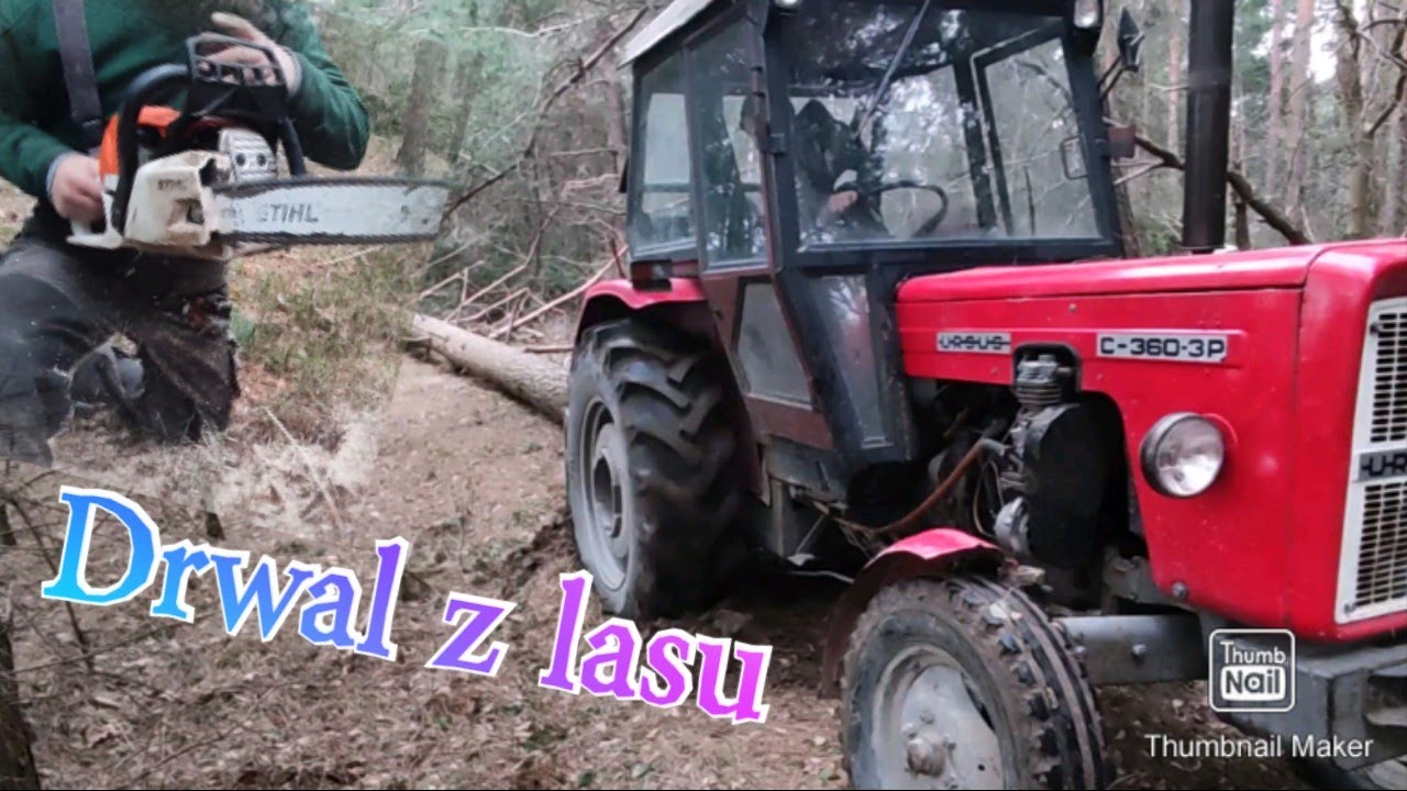 C360 3p akcja las ZRYWKA DRZEW URSUSEM FELGI SIE GNOO Łogiń