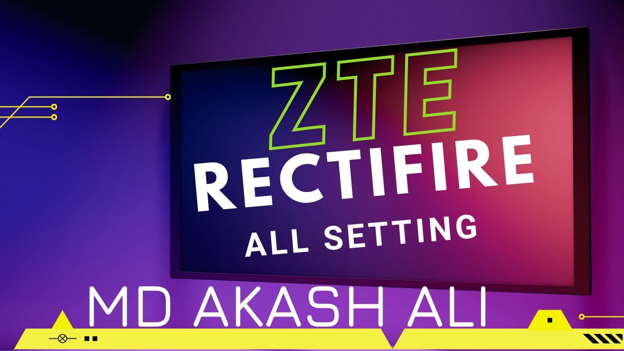 zte rectifier all setting bangla