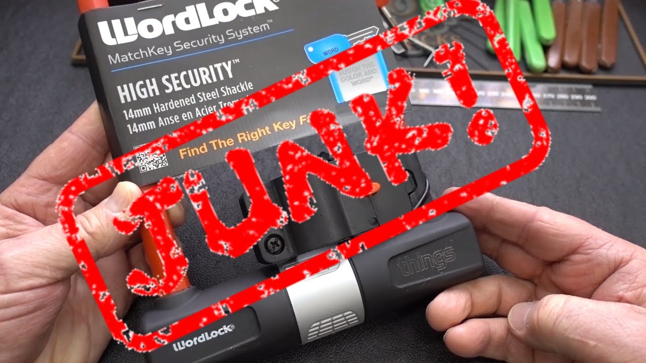 (1472) WordLock 10-Slider Bike Lock (JUNK!)