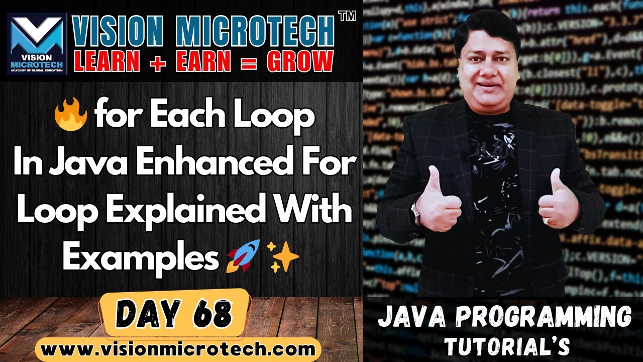 🔥 for Each Loop In Java | Enhanced For Loop Explained With Examples 🚀 ✨
