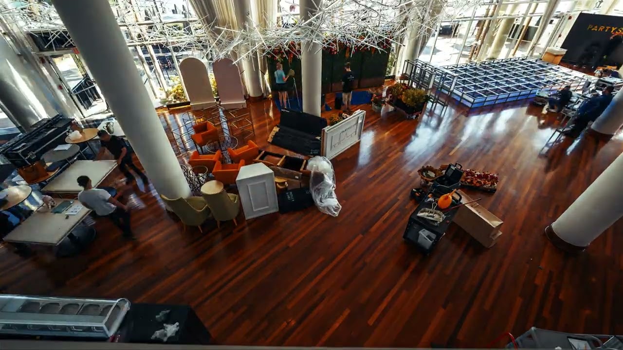 Sequoia - PartySlate DC Event Setup Timelapse