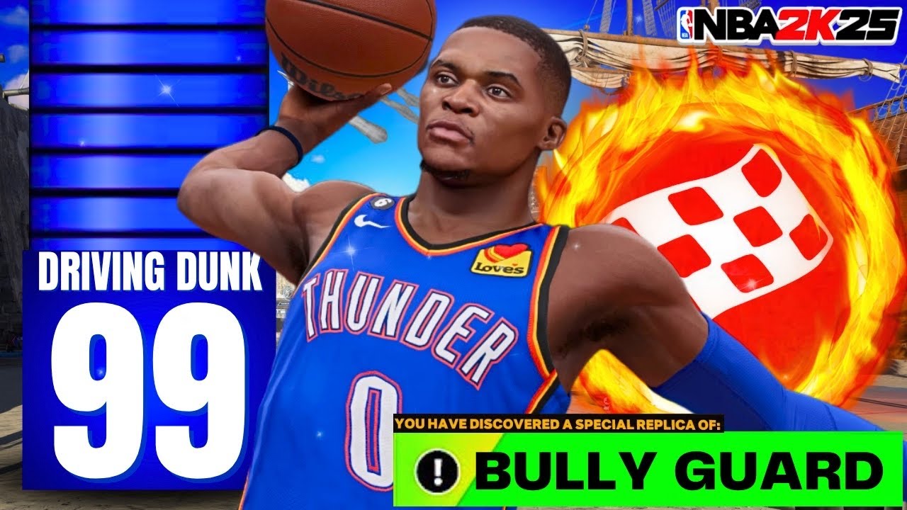 99 DUNK + 99 3PT + 93 BALL HANDLE POINT GUARD BUILD CAN DO EVERYTHING!! BEST BUILD IN NBA 2K25!!