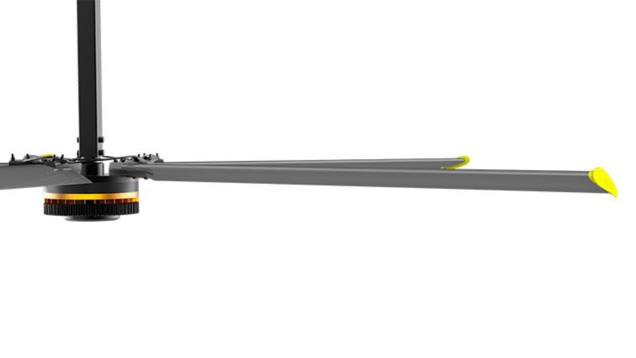 Ventiladores HVLS industriales