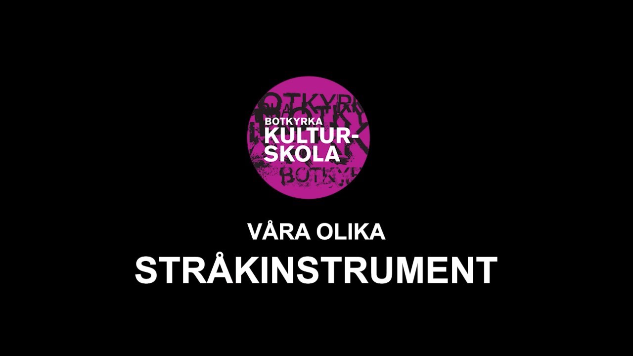 Våra olika Stråkinstrument