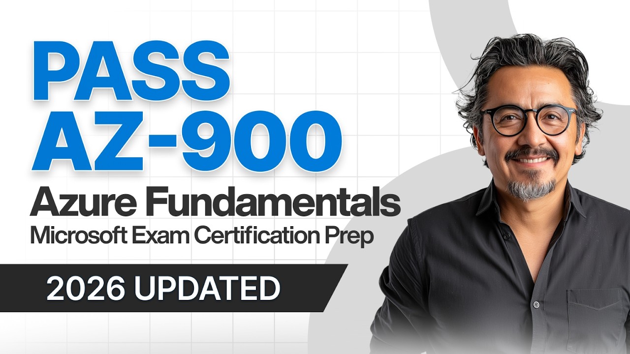 AZ-900 Microsoft Azure Fundamentals (Full Course 2026) -Become a Cloud Engineer