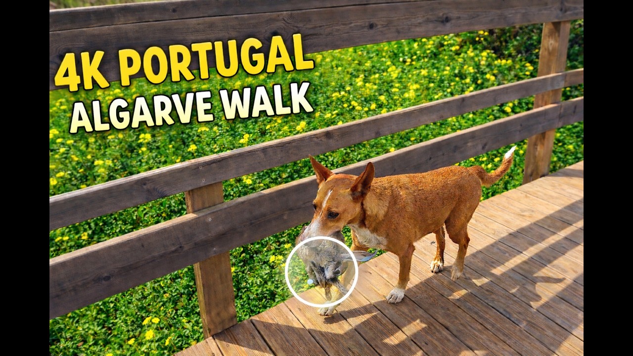 4K Portugal Algarve Walk 🇵🇹 | Relaxing Immersive Nature Walk – Abandoned House & Strange Encounter