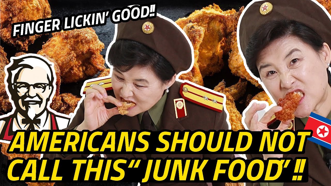North Korean Veteran tries KFC for the First Time