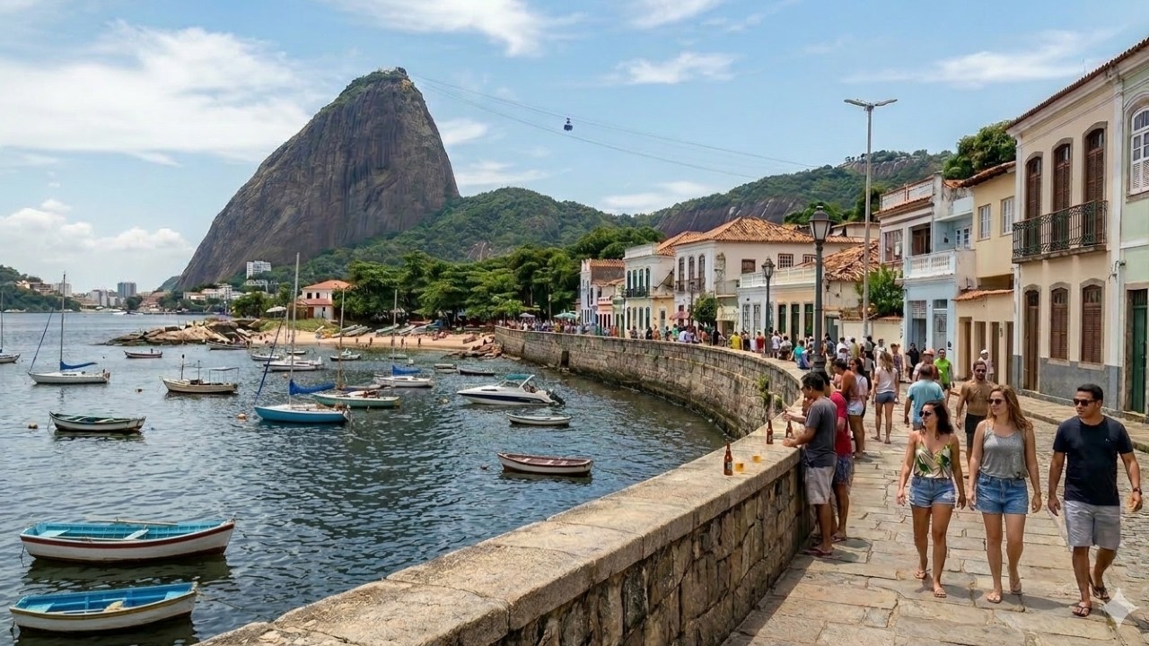 URCA — AN AFTERNOON WALKING THROUGH THE MOST CHARMING NEIGHBORHOOD IN RIO DE JANEIRO【4K】🇧🇷