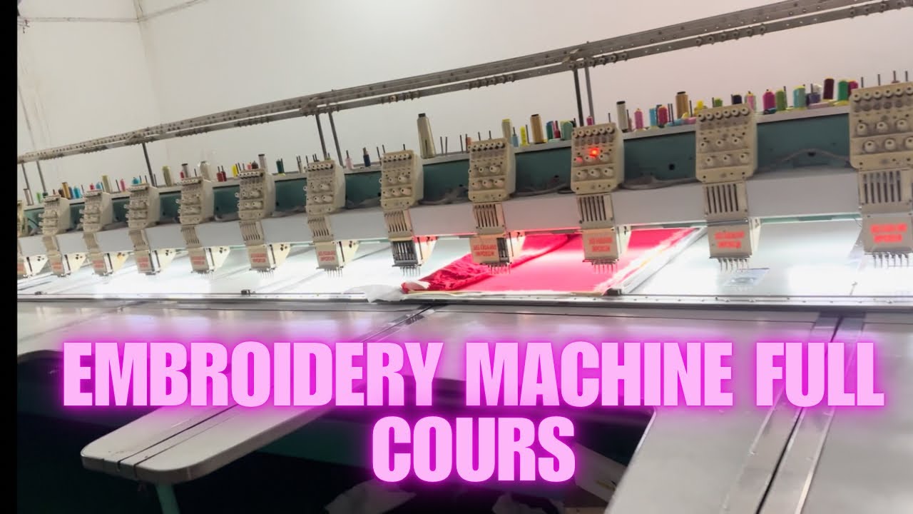 🚀 Embroidery Machine Course | How to Use, Setup & Make Designs #EmbroideryMachine#EmbroideryTutorial