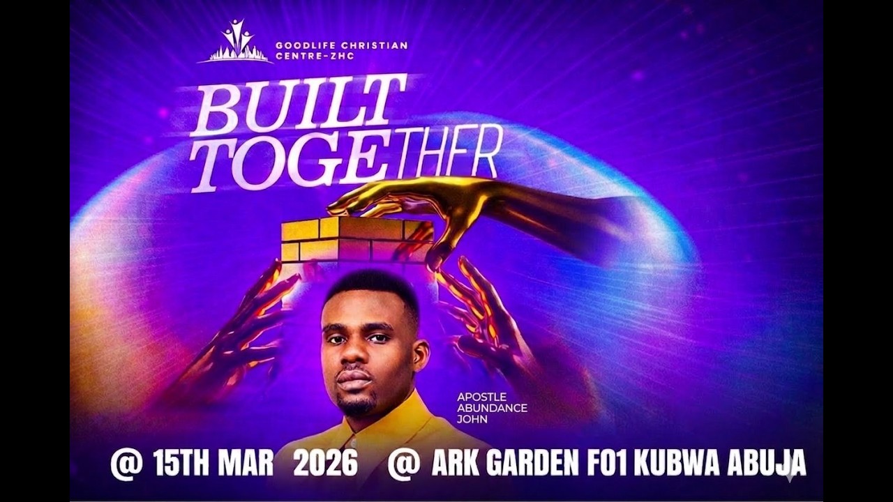 SUNDAY SERVICE  (BUILT TOGETHER)  - LIVE WITH APOSTLE ABUNDANCE JOHN 15|03|2026
