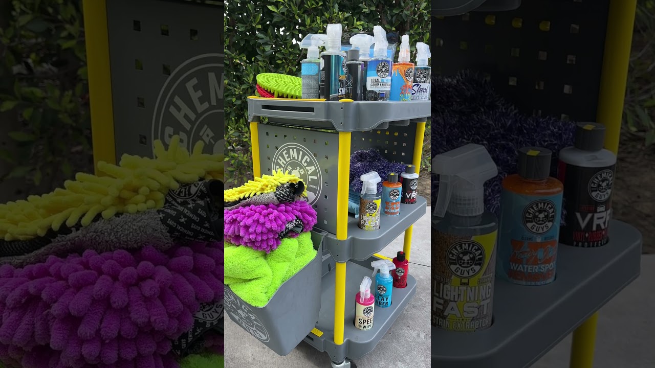 Organize your detailing arsenal! #shorts #detailing #cleaning #autodetail #howto #organization