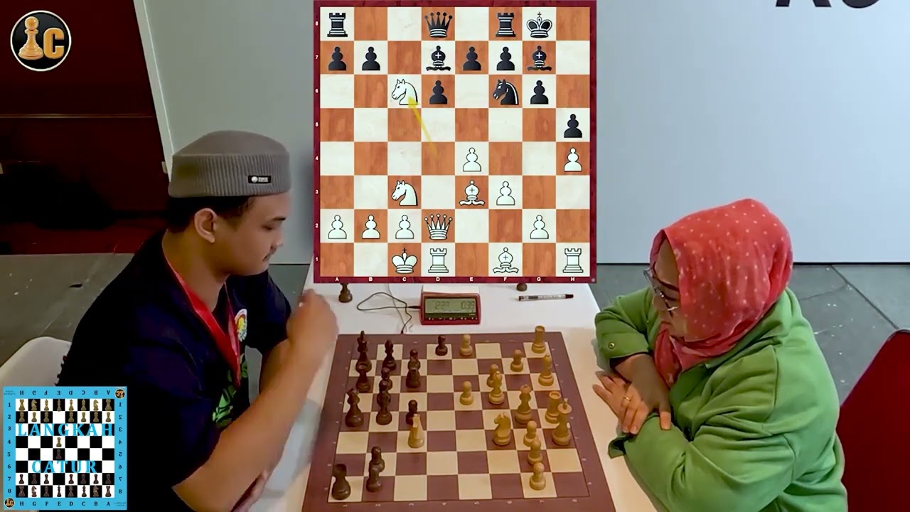 Dziththauly Ramadhan vs Norasa Verdiana ~ Kejurnas Catur 2023