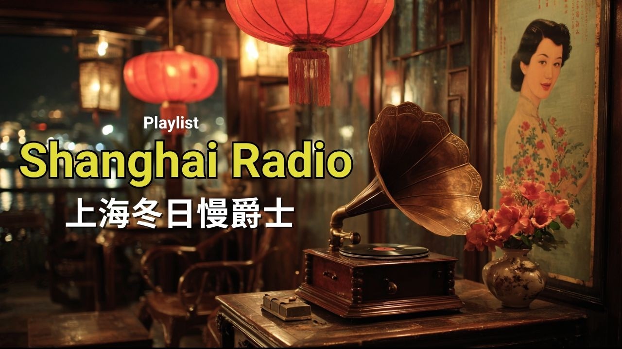 [Lyrics/Eng] 夜上海复古电台 - 新春午后慢拍爵士 | Shanghai Retro Radio, Lunar New Year Jazz
